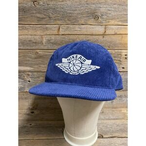 Men's Size L/XL Nike Air Jordan Unstructured Hat Cap Corduroy Blue IB3937-485
